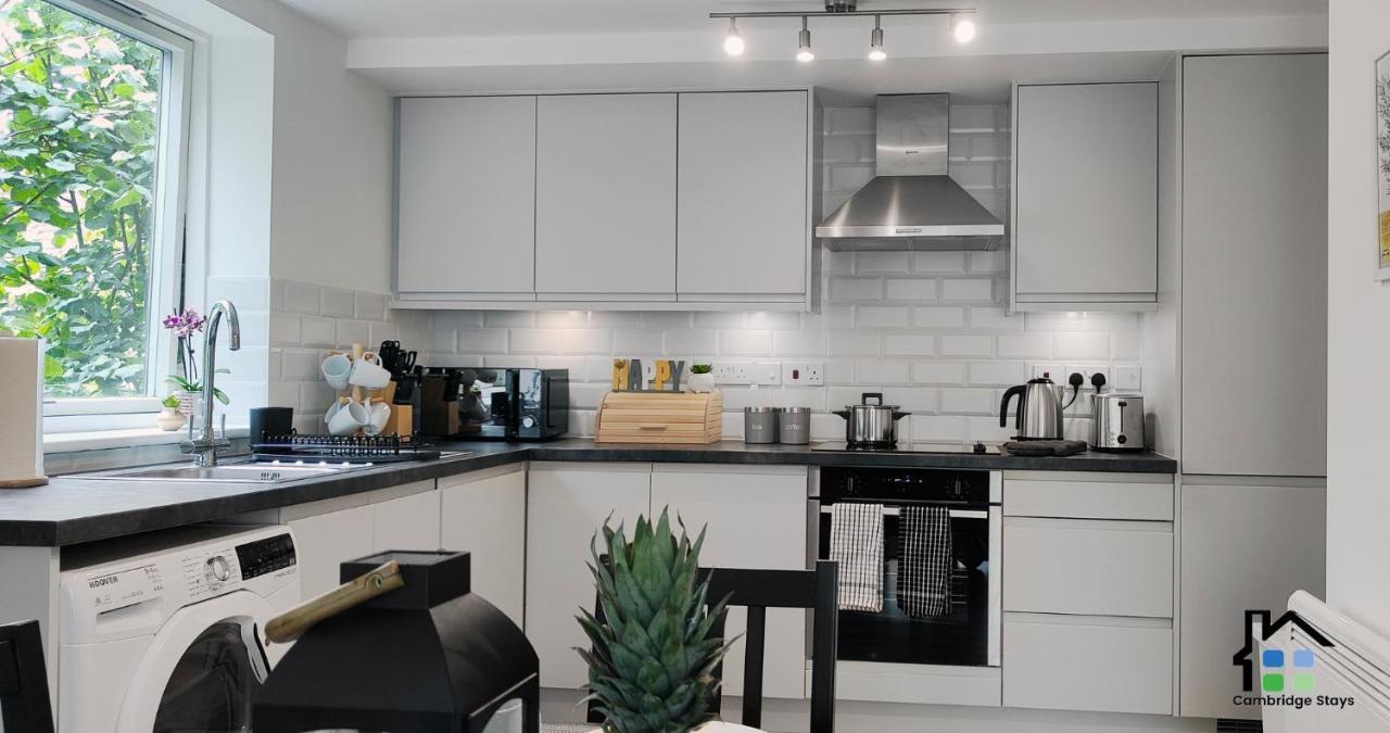 Cambridge Stays Riverside 2Br Flat-Walk To Centre-Parking-Balcony Exterior foto
