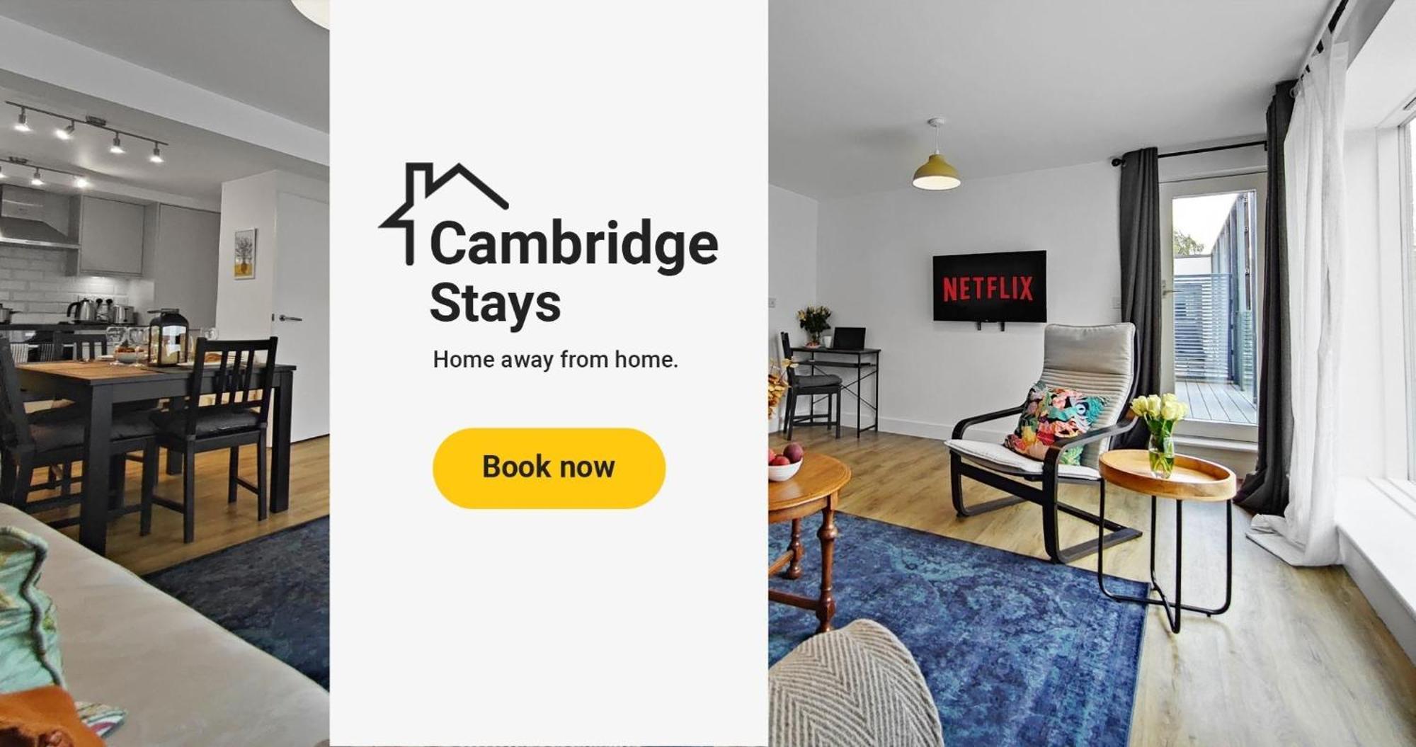 Cambridge Stays Riverside 2Br Flat-Walk To Centre-Parking-Balcony Exterior foto